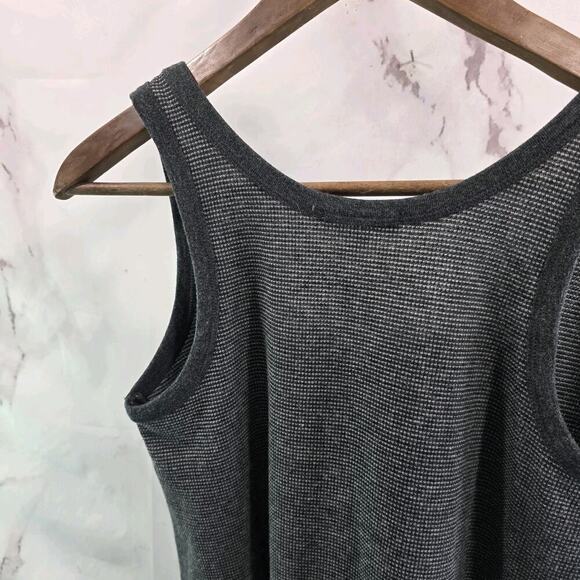 Anthropologie Top Womens Small Tank Gray Racerback Lilla P Sleeveless Cotton - Picture 6 of 10